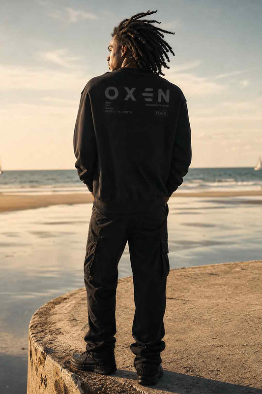 Oxen Oversized Blackout Sweat