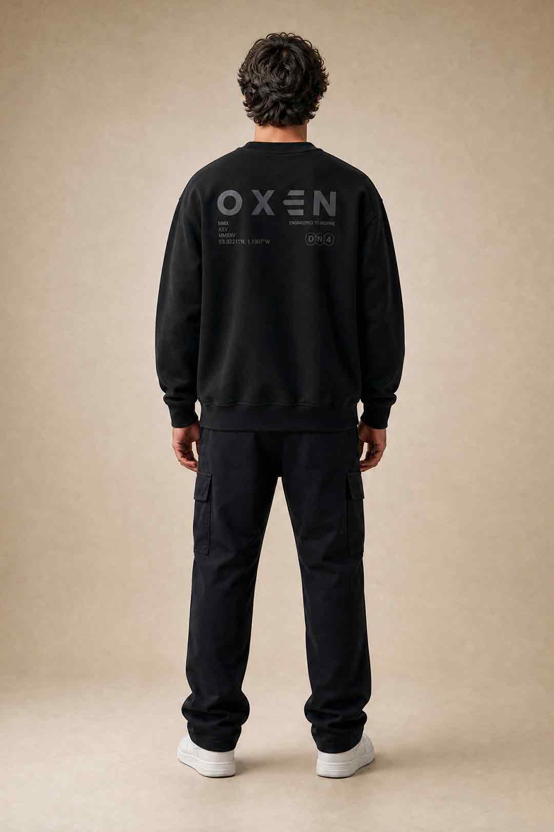Oxen Oversized Blackout Sweat