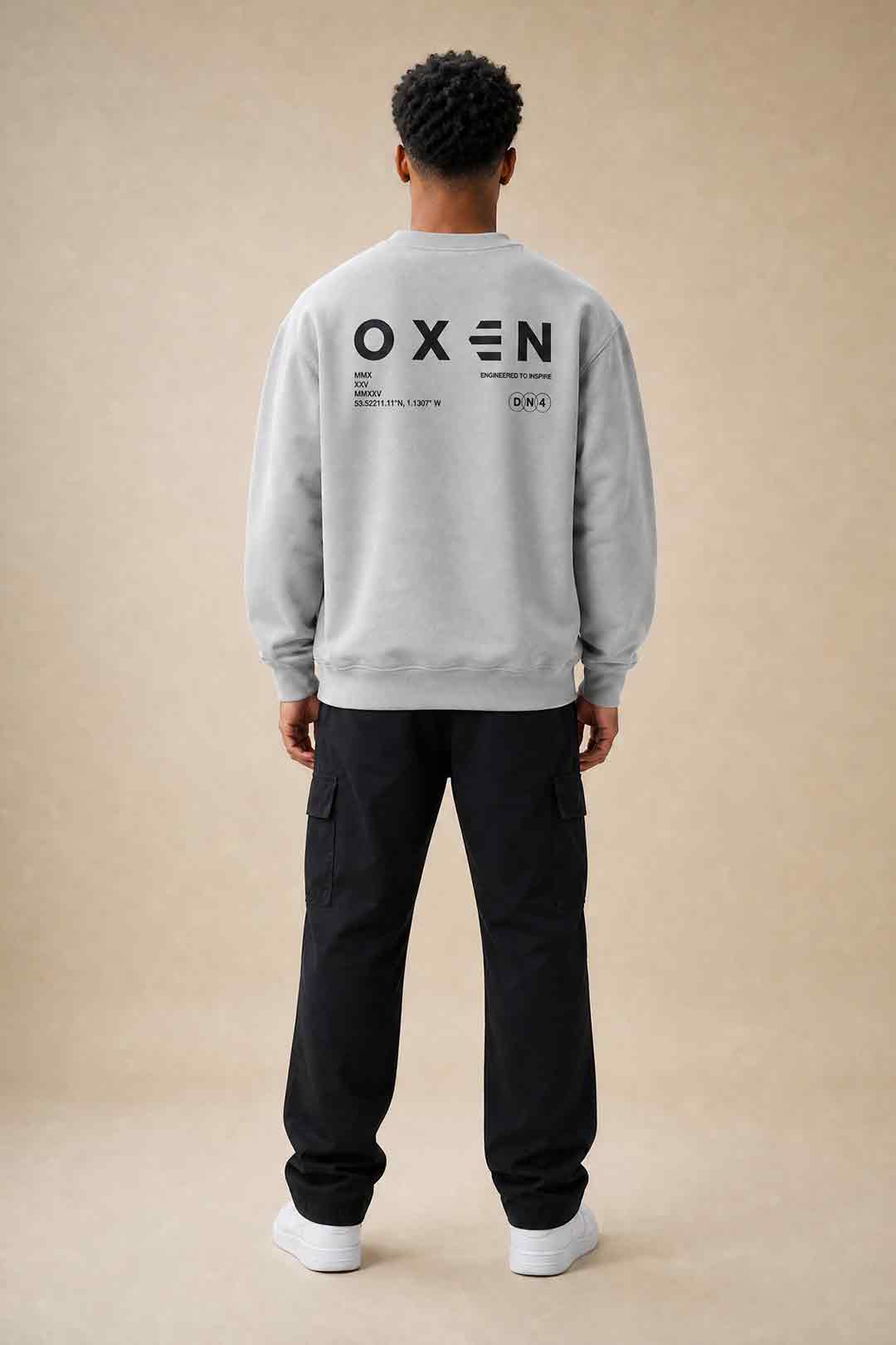 Oxen Oversized Sweat Grey