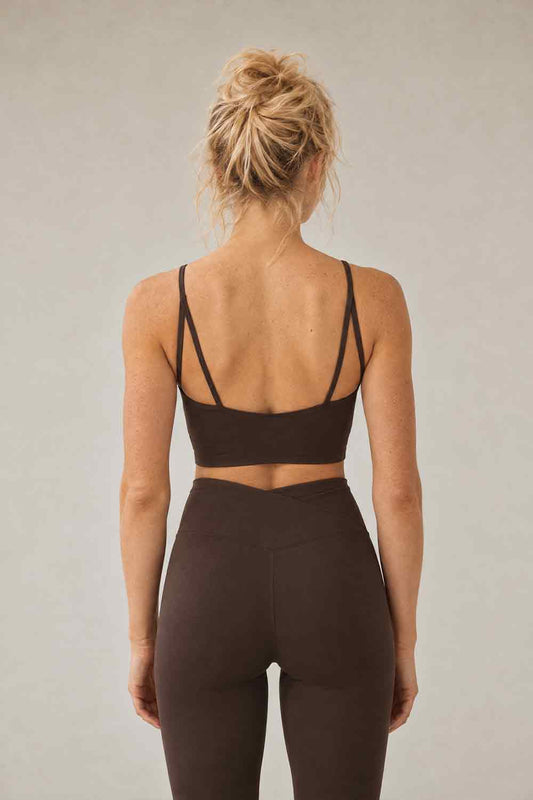Form Luxe Sports Bra - Chocolate