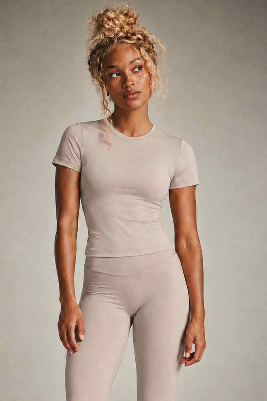 Form Luxe Sports Tee - Stone
