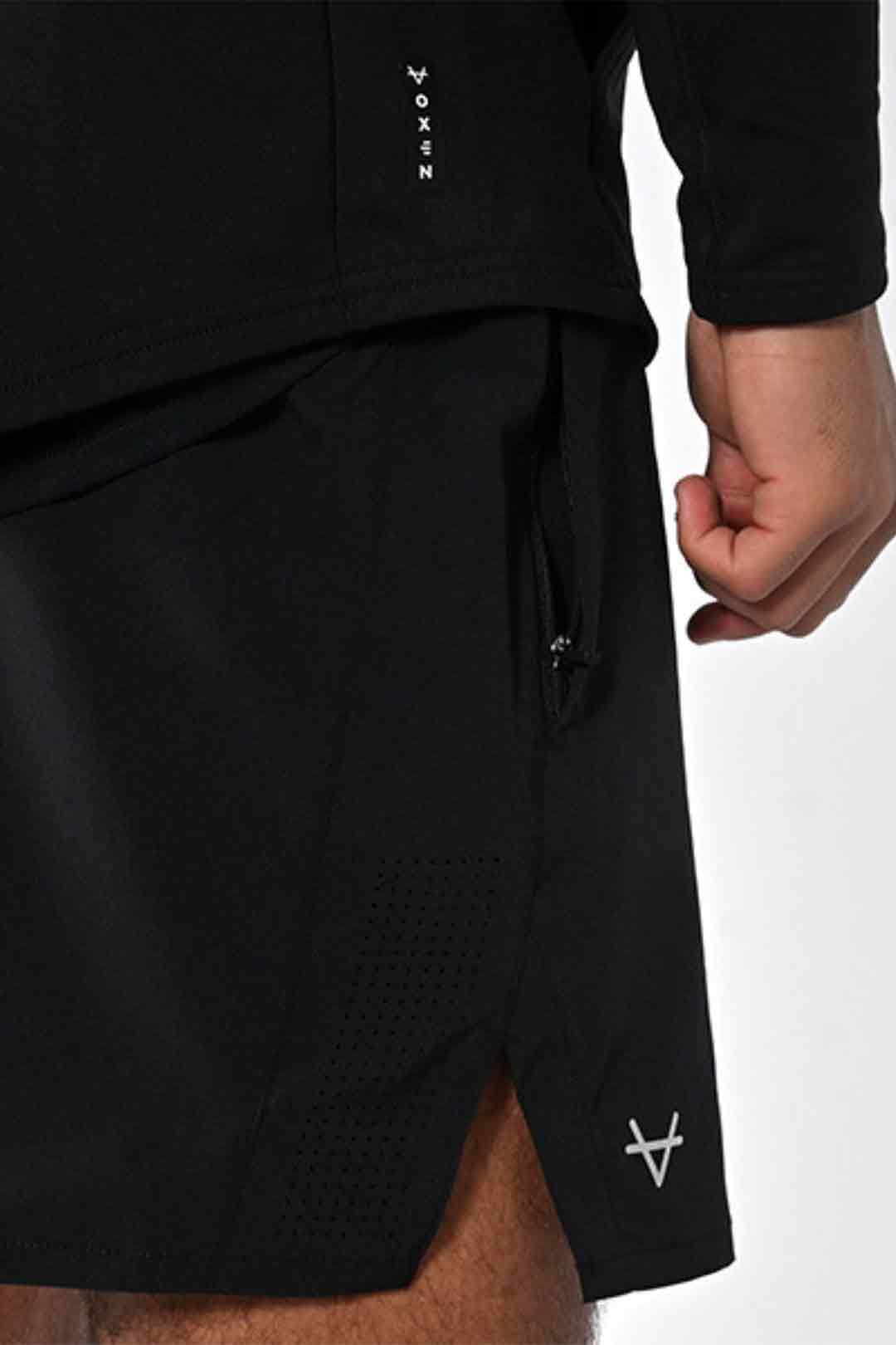 Oxen Mens Endure Performance 5" Short Blk