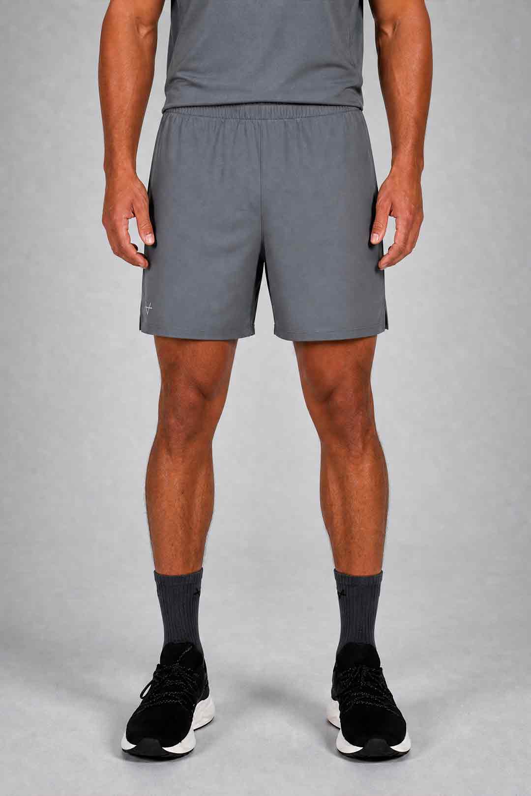 Oxen Mens Endure Performance 5" Short Fossil