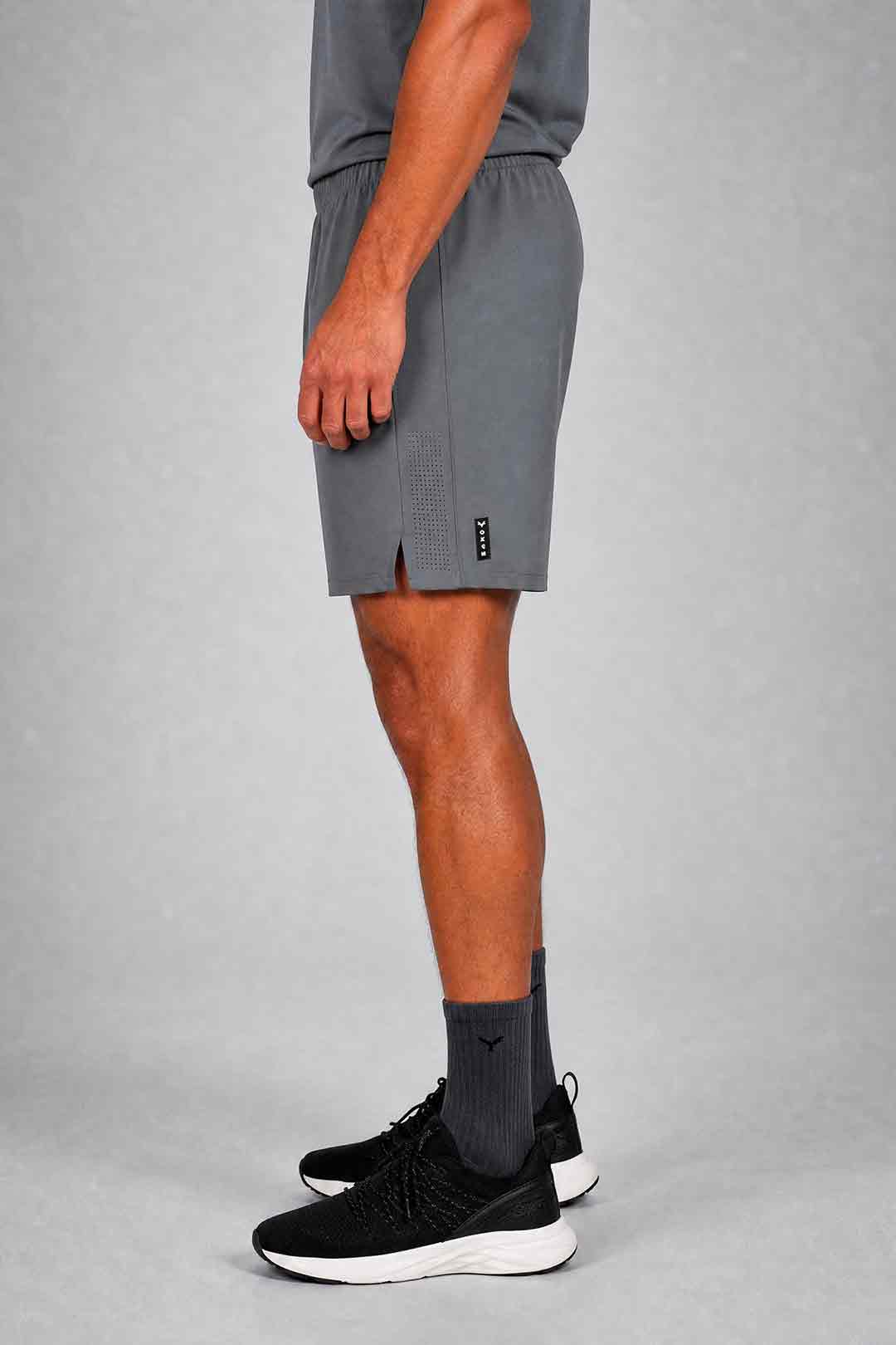 Oxen Mens Endure Performance 5" Short Fossil