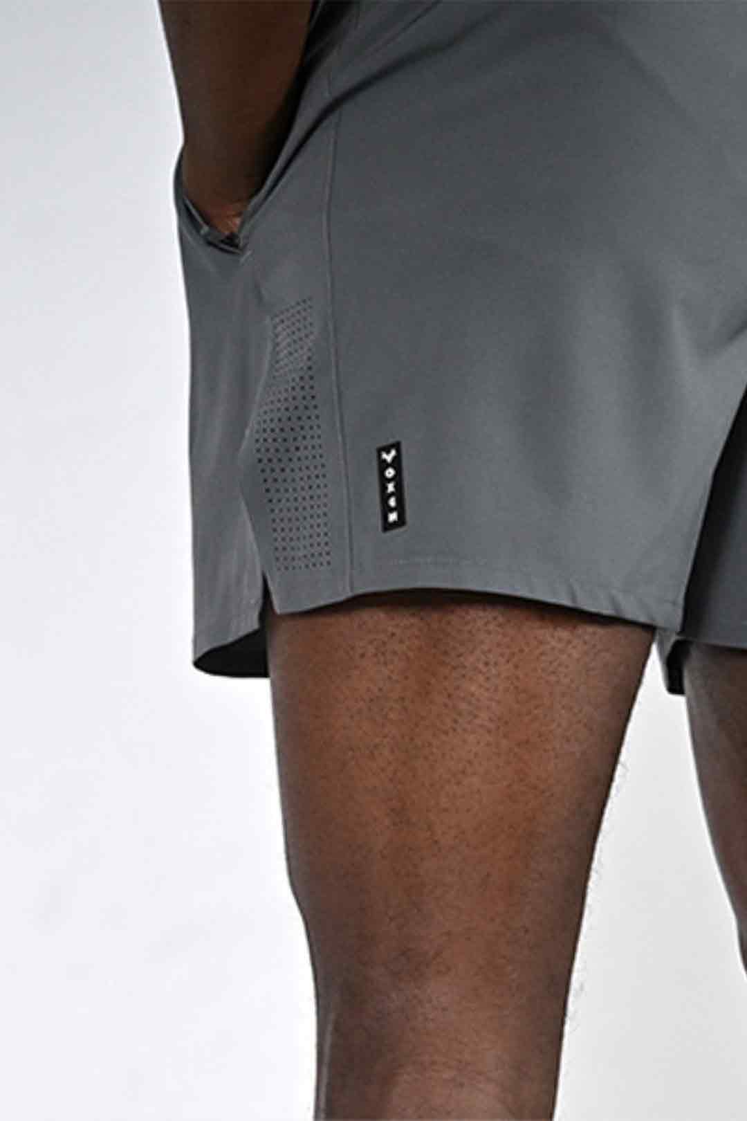 Oxen Mens Endure Performance 5" Short Fossil