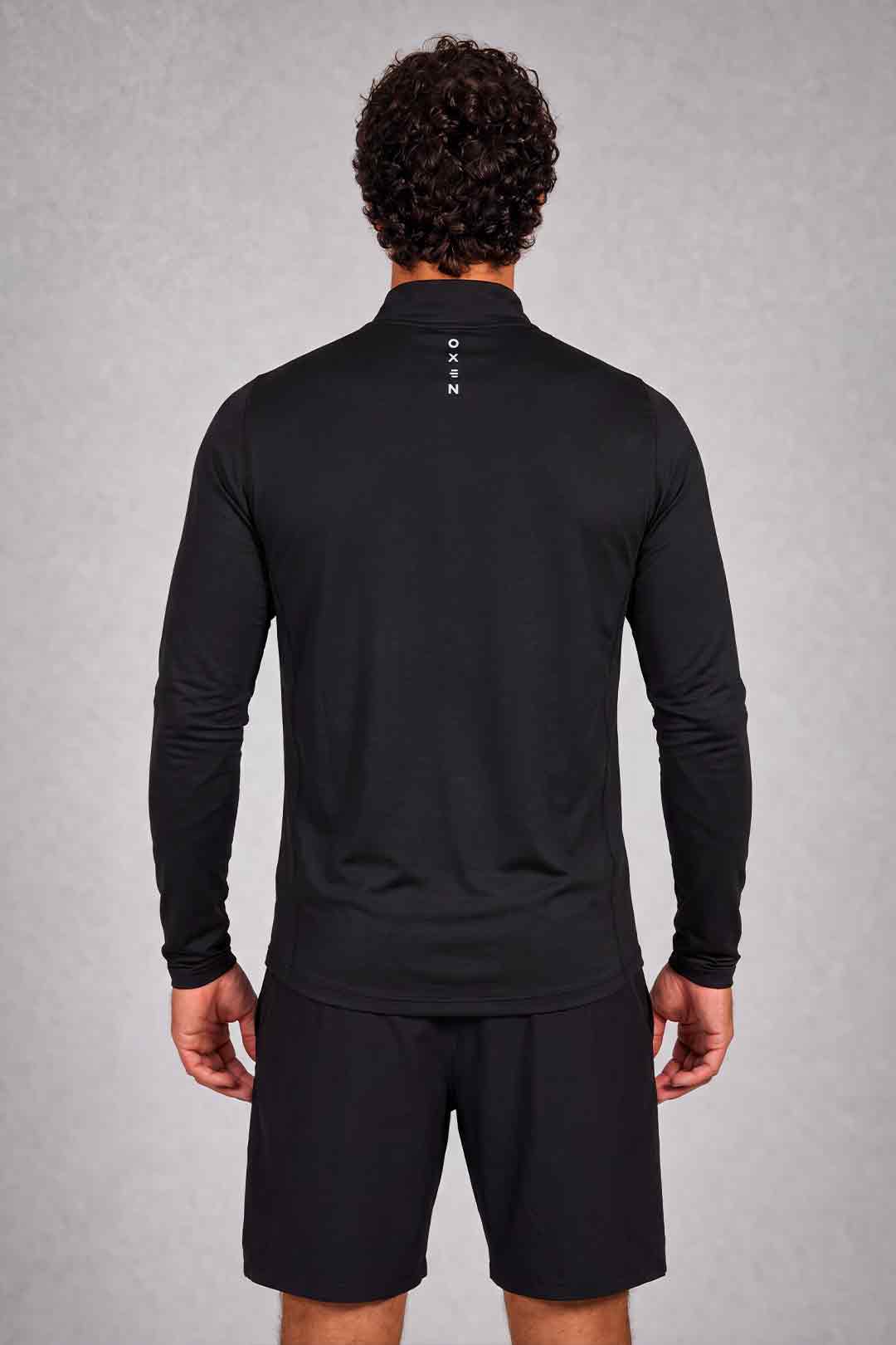 Oxen Mens Endure Performance QZ Midlayer Blk