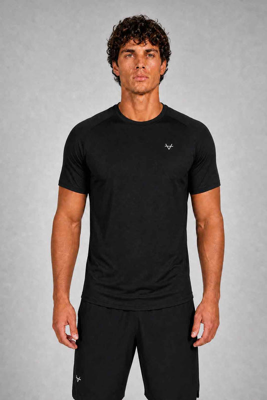 Oxen Mens Endure Performance T-Shirt Black