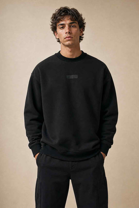 Oxen Oversized Blackout Sweat