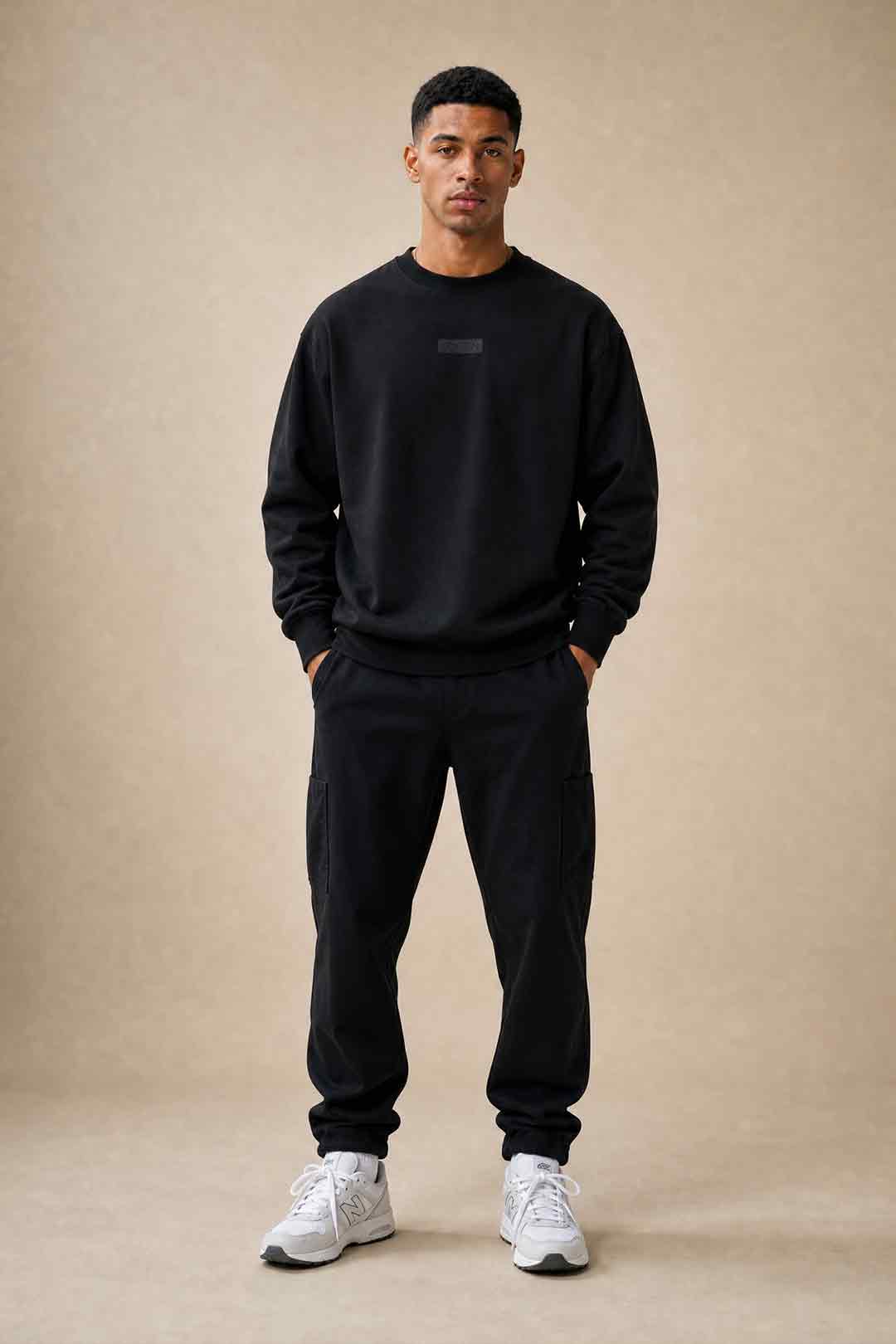 Oxen Oversized Sweat Black