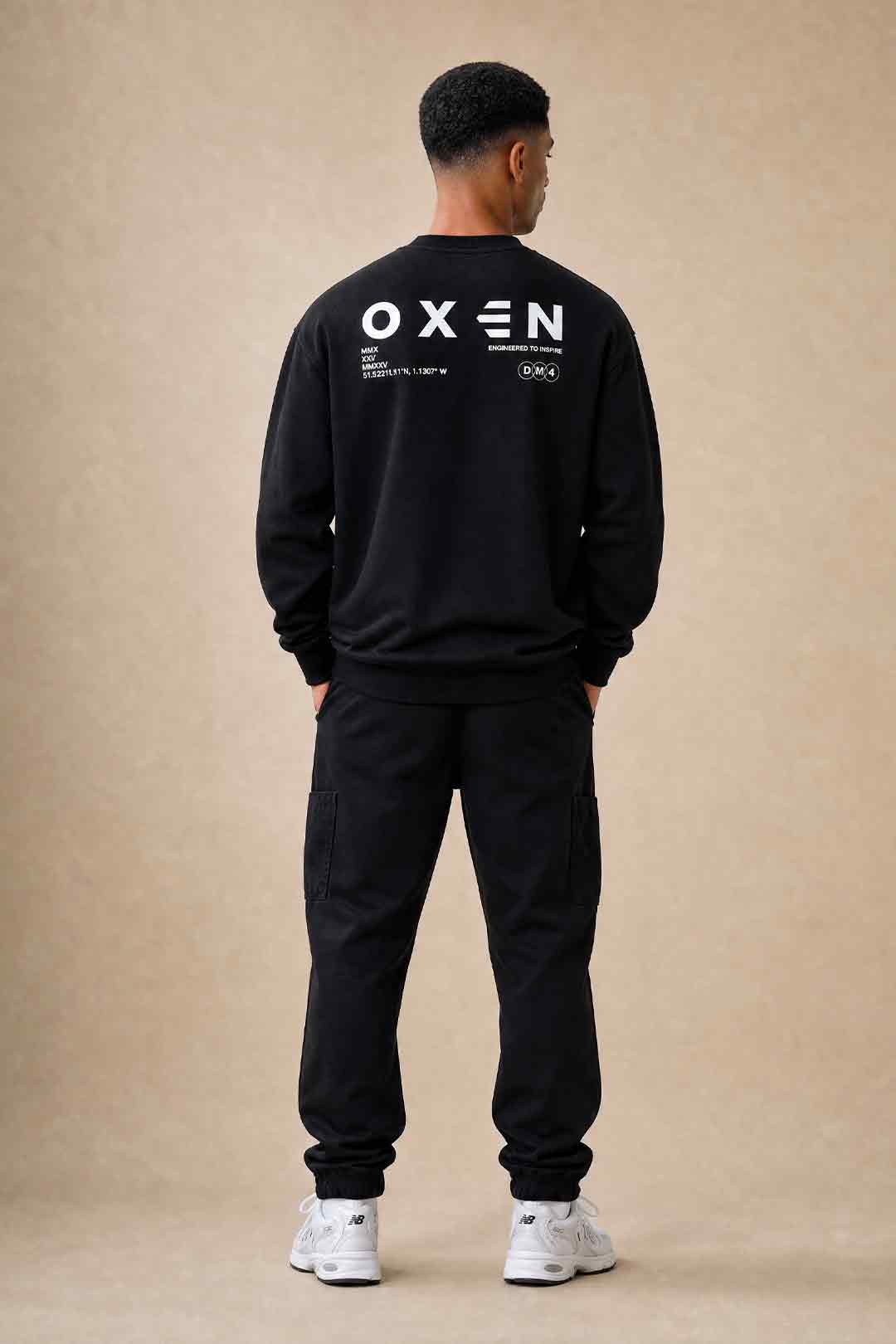 Oxen Oversized Sweat Black