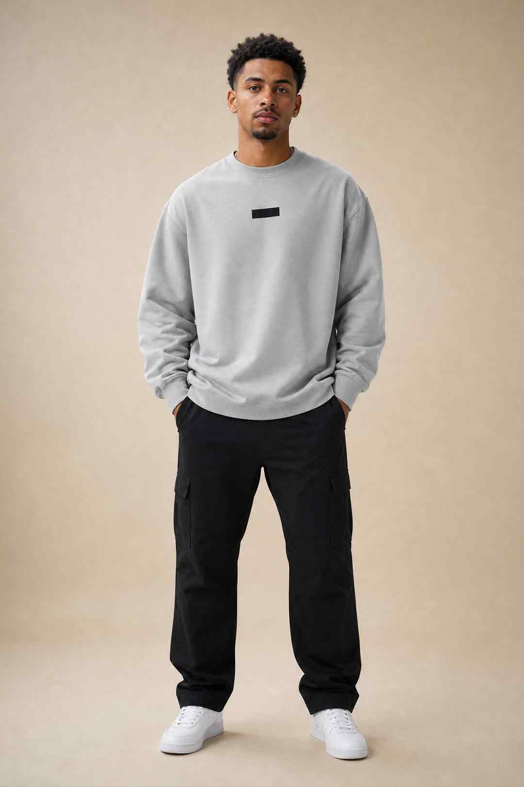 Oxen Oversized Sweat Grey