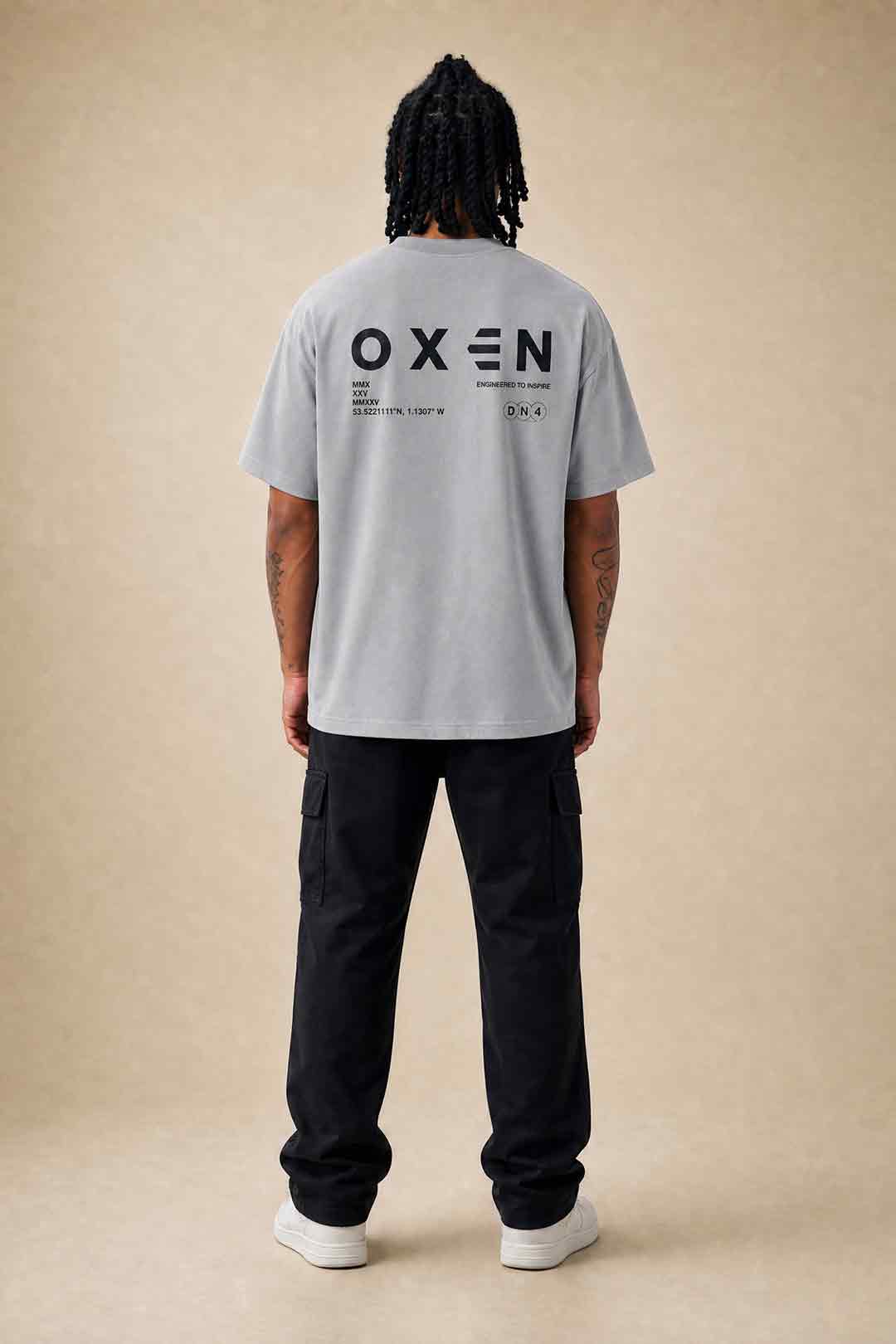 Oxen Oversized Tee Grey