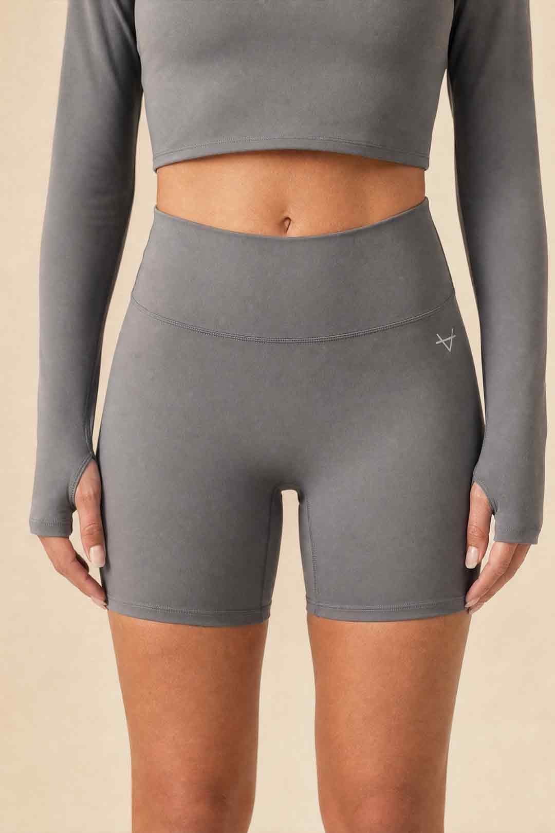 Oxen Womens Endure Sculpt  5" Shorts Fossil